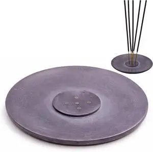 Handmade Natural Grey Marble Incense Stick Holder Handmade Natural Grey Marble Incense Stick Holder
