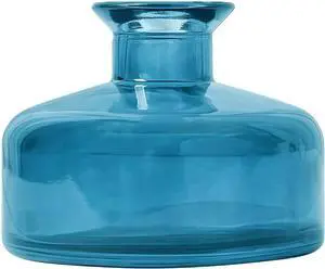 vipolish 200ML Blue Round Empty Glass Diffuser Bottle for Home Fragrance vipolish 200ML Blue Round Empty Glass Diffuser Bottle for Home Fragrance