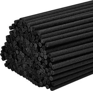 10-Inch Black Reed Diffuser Sticks - 200Pack Fiber Aromatherapy Reeds for Essential Oil, Home, Office and Spa - Diffuser Refills 10-Inch Black Reed Diffuser Sticks - 200Pack Fiber Aromatherapy Reeds for Essential Oil, Home, Office and Spa - Diffuser Refills