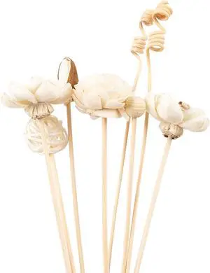 5Pcs Diffuser Sticks Wood Chinese Rose Flower Rattan Reed Essential Oil Aroma Diffuser 5Pcs Diffuser Sticks Wood Chinese Rose Flower Rattan Reed Essential Oil Aroma Diffuser