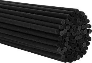 Extra-Thick 4mm/0.16x 25cm/9.84in Black Reed Diffuser Sticks 50pcs Extra-Thick 4mm/0.16x 25cm/9.84in Black Reed Diffuser Sticks 50pcs