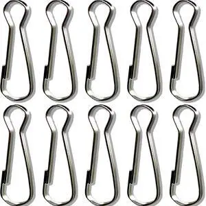 10PCS SIEWAY Stainless Steel Flag Pole Clips 2 inch Premium Boat Flag Pole Snaps Hooks Heavy Duty Spring Snaps Clips Metal Spring Lanyard Clips for Shower Curtain Key Chain Carabiners 10PCS SIEWAY Stainless Steel Flag Pole Clips 2 inch Premium Boat Flag Pole Snaps Hooks Heavy Duty Spring Snaps Clips Metal Spring Lanyard Clips for Shower Curtain Key Chain Carabiners