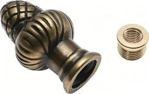1 Pcs Lamp Finial Cap Knob Solid Lamp Shade Decoration (Bronze) 1 Pcs Lamp Finial Cap Knob Solid Lamp Shade Decoration (Bronze)