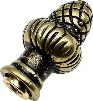 1pcs Solid Lamp Finial Brass Lamp Finial Cap Knob Lamp Decoration for Lamp Shade/Tiffany Style Lamp (Bronze) 1pcs Solid Lamp Finial Brass Lamp Finial Cap Knob Lamp Decoration for Lamp Shade/Tiffany Style Lamp (Bronze)