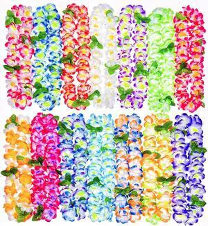 14 Counts Hawaiian Leis for Luau Party Supplies, Tropical Flower Lei Decorations, Premium Artificial Leis for Wedding, Graduation, Beach & Birthday Party Favors 14 Counts Hawaiian Leis for Luau Party Supplies, Tropical Flower Lei Decorations, Premium Artificial Leis for Wedding, Graduation, Beach & Birthday Party Favors