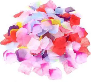 Hariendny 1000 pcs Artificial Rose Petals Fake Petal Flower Decoration for Wedding Party Silk Flower Rose Petals Multicolor Flower Petals for Flower Girl Basket, Valentine's Day, Parties (10 Colors) Hariendny 1000 pcs Artificial Rose Petals Fake Petal Flower Decoration for Wedding Party Silk Flower Rose Petals Multicolor Flower Petals for Flower Girl Basket, Valentine's Day, Parties (10 Colors)