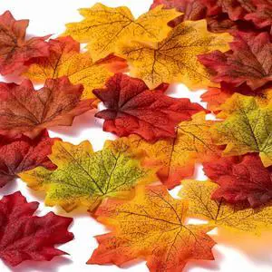 Jiesky 360 Pcs 8cm/3.1inch Artificial Maple Leaves 6 Colors Fall Leaves Thanksgiving Day Autumn Leaf Decorations Wedding Parties Props Party Table Decor Crafts Artificial Flowers 2024 Jiesky 360 Pcs 8cm/3.1inch Artificial Maple Leaves 6 Colors Fall Leaves Thanksgiving Day Autumn Leaf Decorations Wedding Parties Props Party Table Decor Crafts Artificial Flowers 2024