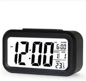 TXY LED Digital Alarm Clock Backlight Snooze Mute Calendar Desktop Electronic Bcaklight Table Clocks Desktop Clock (Black) TXY LED Digital Alarm Clock Backlight Snooze Mute Calendar Desktop Electronic Bcaklight Table Clocks Desktop Clock (Black)