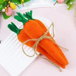 3pcs Easter Carrots Decorations Artificial Vegetables Rustic Fabric Carrot Toy for Bunny Decor Non-Woven Spring Easter Baskets Vase Filler Tiered Tray DIY Decor Farmhouse Party Supply 3pcs Easter Carrots Decorations Artificial Vegetables Rustic Fabric Carrot Toy for Bunny Decor Non-Woven Spring Easter Baskets Vase Filler Tiered Tray DIY Decor Farmhouse Party Supply