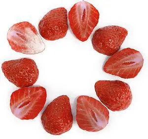 FKYzixeh Artificial Strawberry Blocks, Fake Fruit Decorations for Home, Parties, Tables and Vase Filling, Photography Props (10 Pcs Half Strawberries) FKYzixeh Artificial Strawberry Blocks, Fake Fruit Decorations for Home, Parties, Tables and Vase Filling, Photography Props (10 Pcs Half Strawberries)