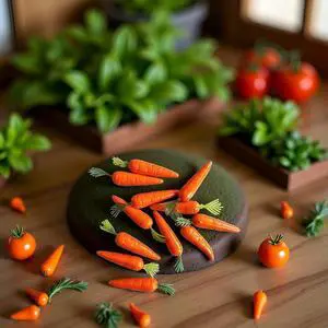 10 Pcs Miniature Carrot Models, Artificial Vegetables for Mini Kitchen Decoration, Party Supplies 10 Pcs Miniature Carrot Models, Artificial Vegetables for Mini Kitchen Decoration, Party Supplies