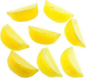 HORNO 14pcs Fake Fruit,Simulation Yellow Lemon Blocks HORNO 14pcs Fake Fruit,Simulation Yellow Lemon Blocks