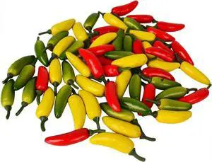 60pcs Simulation Artificial Lifelike Small Chili Fake Vegetable Red Yellow Green Pepper for Home Kitchen Decoration (Multi Color) 60pcs Simulation Artificial Lifelike Small Chili Fake Vegetable Red Yellow Green Pepper for Home Kitchen Decoration (Multi Color)