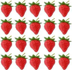 20 Pieces Artificial Strawberry Lifelike Fruit Plastic Strawberries Photography Prop Home Kitchen Cabinet Party Ornament, Small 20 Pieces Artificial Strawberry Lifelike Fruit Plastic Strawberries Photography Prop Home Kitchen Cabinet Party Ornament, Small