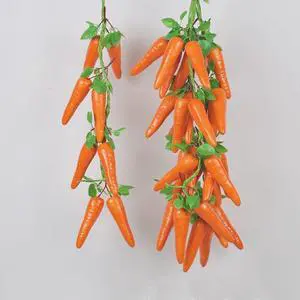 Easter Carrot Hanging Ornaments Artificial Mini Easter Carrots Hanging Pendant for Home Party DIY Crafts Decor Easter Carrot Hanging Ornaments Artificial Mini Easter Carrots Hanging Pendant for Home Party DIY Crafts Decor