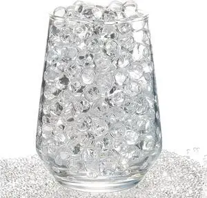 ZTML MS 16,000 Pieces Clear Vase Filler Beads, Floating Candles, Floral Decoration, Christmas Decoration, Wedding Centerpiece ZTML MS 16,000 Pieces Clear Vase Filler Beads, Floating Candles, Floral Decoration, Christmas Decoration, Wedding Centerpiece