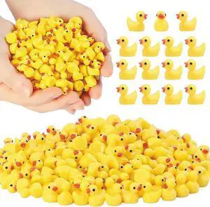 YsesoAi 100Pcs Mini Resin Ducks, Tiny Ducks Figurines Bulk for Miniature Dollhouse Decor Accessories Garden Aquarium Potted DIY Ornament Party Toys YsesoAi 100Pcs Mini Resin Ducks, Tiny Ducks Figurines Bulk for Miniature Dollhouse Decor Accessories Garden Aquarium Potted DIY Ornament Party Toys