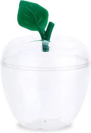 Large Clear Apple Container Jar,Back To School Teacher Appreciation Gifts Large Clear Apple Container Jar,Back To School Teacher Appreciation Gifts
