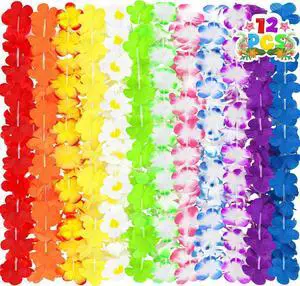 Luau Party Decorations, 12PCS Leis for Luau Party Necklace Women Clothing Accessories, Hawaiian Colorful Tropical Theme Costume Accessories, Hawaii Flower Lays Garland Summer Pool Birthday Supplies Luau Party Decorations, 12PCS Leis for Luau Party Necklace Women Clothing Accessories, Hawaiian Colorful Tropical Theme Costume Accessories, Hawaii Flower Lays Garland Summer Pool Birthday Supplies