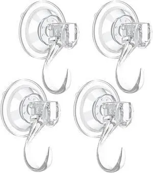 4 Pack Suction Cup Wreath Hanger,Large Clear Removable Heavy-Duty Hook Wreath Holder Use for Window Glass Door Halloween Christmas Decorations 4 Pack Suction Cup Wreath Hanger,Large Clear Removable Heavy-Duty Hook Wreath Holder Use for Window Glass Door Halloween Christmas Decorations