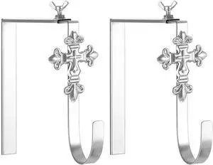 2 Pack Christmas Headstone Wreath Hanger - Adjustable 6-11 Inch - Metal Gravestone Flowers Holder - Cemetery Tombstone Wreath Hook for Christmas Grave Memorial Day 2 Pack Christmas Headstone Wreath Hanger - Adjustable 6-11 Inch - Metal Gravestone Flowers Holder - Cemetery Tombstone Wreath Hook for Christmas Grave Memorial Day