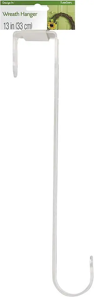FloraCraft Acrylic Wreath Hanger 13 Inch Clear FloraCraft Acrylic Wreath Hanger 13 Inch Clear