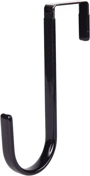 BWESOO Black Wreath Hanger - Strong Bearing Fall Christmas Halloween Decorations Carbon Steel Door Hook 5" Height Home Décor Accents BWESOO Black Wreath Hanger - Strong Bearing Fall Christmas Halloween Decorations Carbon Steel Door Hook 5" Height Home Décor Accents
