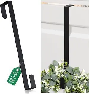 15" Reversible Wreath Hanger for Front Door, Fits Most Doors up to 1-3/4" 15" Reversible Wreath Hanger for Front Door, Fits Most Doors up to 1-3/4"