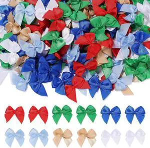 200Pcs 1" Mini Satin Ribbon BowsColorful Small Fabric Bow for CraftsSatin Ribbon Tiny Bow for Clothes Ornament,Cute Accessories DIY Embellishments for Gifts,Party,Cake 200Pcs 1" Mini Satin Ribbon BowsColorful Small Fabric Bow for CraftsSatin Ribbon Tiny Bow for Clothes Ornament,Cute Accessories DIY Embellishments for Gifts,Party,Cake