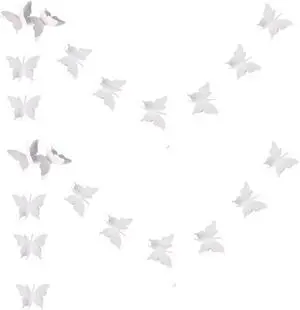 Butterfly Decorations White Party Decorations Pack of 2 Butterfly Decorations White Party Decorations Pack of 2
