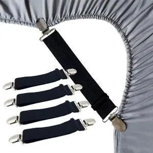 RayTour Sheet Straps Bed Sheet Keeper Holder for Corners Sheet Stays Suspender Clips Fitted Sheet Holder Clips Garters Fasteners Mattress Clamps RayTour Sheet Straps Bed Sheet Keeper Holder for Corners Sheet Stays Suspender Clips Fitted Sheet Holder Clips Garters Fasteners Mattress Clamps