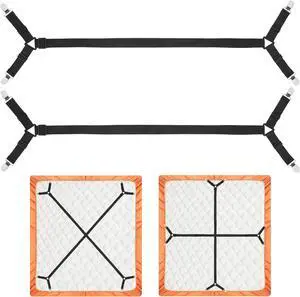 Bed Sheet Holder Straps, 2Pcs Elastic Adjustable Bed Sheet Grippers Bed Sheet Holder Straps, 2Pcs Elastic Adjustable Bed Sheet Grippers