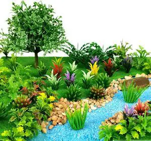 91Pcs Model Trees Mixed Miniature Plants Model Train Scenery for Handcrafts 91Pcs Model Trees Mixed Miniature Plants Model Train Scenery for Handcrafts