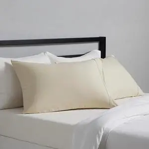 Amazon Basics Standard Pillowcases Set of 2 - Lightweight, Super Soft Easy Care Microfiber, Beige, 30" L x 20" W, Pillows Not Included Amazon Basics Standard Pillowcases Set of 2 - Lightweight, Super Soft Easy Care Microfiber, Beige, 30" L x 20" W, Pillows Not Included