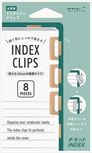 Midori Chiratto Index Clips Midori Chiratto Index Clips