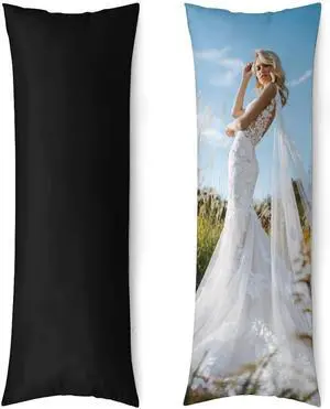 Personalized Body Pillow Cover, Add Your Own Text Image Name Photo, 20"x54" Personalized Body Pillow Cover, Add Your Own Text Image Name Photo, 20"x54"