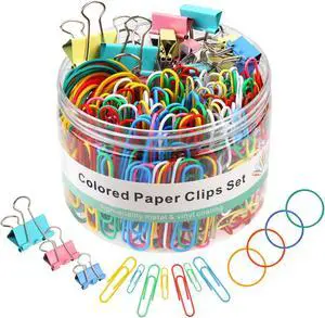 300 Pcs Binder Clips, Rubber Bands, Office Set, Paper Clips, School & Teacher Supplies for Office Desk Essentials (Assorted Sizes) 300 Pcs Binder Clips, Rubber Bands, Office Set, Paper Clips, School & Teacher Supplies for Office Desk Essentials (Assorted Sizes)