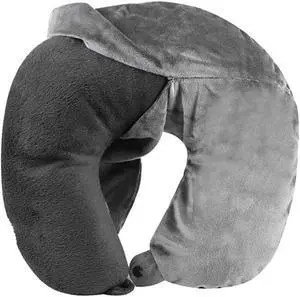 Cloudz Washable Travel Neck Pillow Cover - Grey Cloudz Washable Travel Neck Pillow Cover - Grey