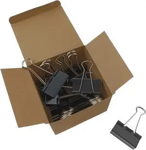 DSTELIN Extra Large Binder Clips, 2-Inch, 15 Pack (51mm Width) - Big Paper Clamps with 0.8-Inch (20mm) Capacity, Black, Ideal for Office Supplies. DSTELIN Extra Large Binder Clips, 2-Inch, 15 Pack (51mm Width) - Big Paper Clamps with 0.8-Inch (20mm) Capacity, Black, Ideal for Office Supplies.