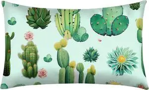 1Pack Microfiber Pillow Case,Floral Print Pattern Pillow Cover with Hidden Zipper,Soft Breathable,Standard Size 20"X 26" Pillow case (16-Cactus) 1Pack Microfiber Pillow Case,Floral Print Pattern Pillow Cover with Hidden Zipper,Soft Breathable,Standard Size 20"X 26" Pillow case (16-Cactus)