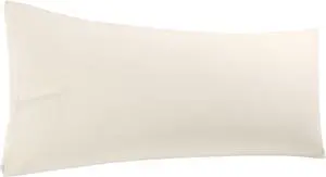 uxcell Microfiber Body Pillow Cover, Envelope Khaki 20x54 uxcell Microfiber Body Pillow Cover, Envelope Khaki 20x54