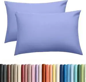 Mohap Zipper Pillowcase 2 Pieces Brushed Microfiber 1800 Hotel Quality Super Soft Pillow Cover No Shrinkage No Fade Pillow Protectors - Lavender, Queen Mohap Zipper Pillowcase 2 Pieces Brushed Microfiber 1800 Hotel Quality Super Soft Pillow Cover No Shrinkage No Fade Pillow Protectors - Lavender, Queen