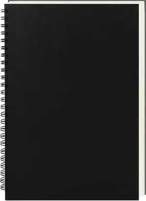 DSTELIN 9 inch x 6 inch, 100GSM, Blank Spiral Notebook, 1-Pack, Soft Cover, Sketch book, 160 Pages / 80 Sheets, (Black) DSTELIN 9 inch x 6 inch, 100GSM, Blank Spiral Notebook, 1-Pack, Soft Cover, Sketch book, 160 Pages / 80 Sheets, (Black)
