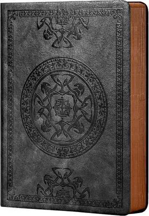 CAGIE Journal for Men Women Leather Vintage Diary Journaling Notebook Black CAGIE Journal for Men Women Leather Vintage Diary Journaling Notebook Black