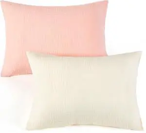 GRSSDER 2 Pack Muslin Toddler Pillowcases Fit for 13 x 18 Pillows, Soft and Breathable Cotton Toddler Pillow Case Cover with Envelope Closure, Multiple Cute Colors for Boys and Girls GRSSDER 2 Pack Muslin Toddler Pillowcases Fit for 13 x 18 Pillows, Soft and Breathable Cotton Toddler Pillow Case Cover with Envelope Closure, Multiple Cute Colors for Boys and Girls