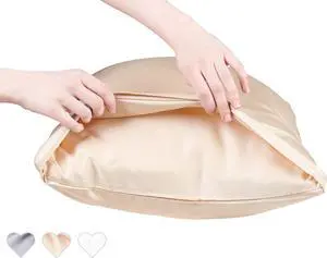 Anti Acne Pillowcase - Standard Size 26x20, Beige, Envelope Style - Oeko-TEX Certified - 75% Viscose Derived from Bamboo, 25% Modal for Smooth, Breathable, Moisture-Wicking Quality Anti Acne Pillowcase - Standard Size 26x20, Beige, Envelope Style - Oeko-TEX Certified - 75% Viscose Derived from Bamboo, 25% Modal for Smooth, Breathable, Moisture-Wicking Quality