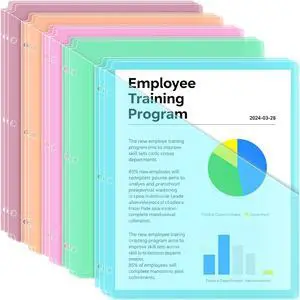 15 Pack 3 Hole Punch Colored Plastic Document Folders, Poly Translucent Slash File Jackets, US Letter/A4 Size 20C (2mm) Clear Pocket File Folders, Copy Safe Plastic Document Sleeves 15 Pack 3 Hole Punch Colored Plastic Document Folders, Poly Translucent Slash File Jackets, US Letter/A4 Size 20C (2mm) Clear Pocket File Folders, Copy Safe Plastic Document Sleeves