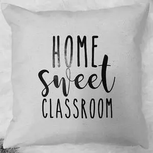 Home Sweet Classroom Pillow Cover Students Pillowcase 18x18.Pillowcovers for School Bed Couch Chair Sofa.Square Cushion Covers Pillowslips.Color:4 Home Sweet Classroom Pillow Cover Students Pillowcase 18x18.Pillowcovers for School Bed Couch Chair Sofa.Square Cushion Covers Pillowslips.Color:4
