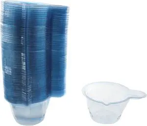 RLECS 100pcs 40 ml Clear Dispensing Cups Dispensers Disposable Mixed Plastic Cup Epoxy Palette Cup Mixing Cup RLECS 100pcs 40 ml Clear Dispensing Cups Dispensers Disposable Mixed Plastic Cup Epoxy Palette Cup Mixing Cup