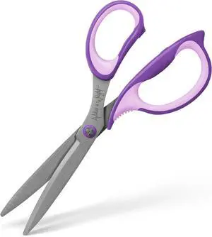 Ashton and Wright - Precision SG - Soft Grip Scissors for Office, Home, Kitchen, and Craft - 210mm / 8 - Steel Blades (Purple, Right Handed) Ashton and Wright - Precision SG - Soft Grip Scissors for Office, Home, Kitchen, and Craft - 210mm / 8 - Steel Blades (Purple, Right Handed)